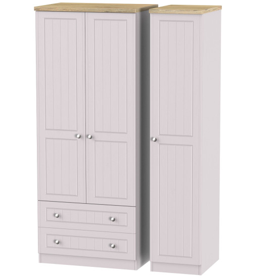 Venice Standard 3 Door 2 Drawer Wardrobe